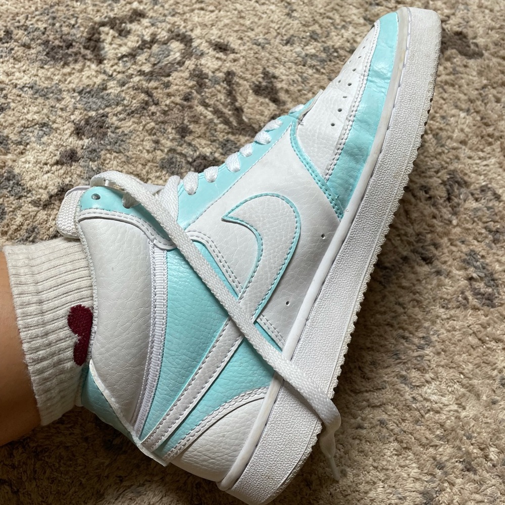 Customized Nike Court Vision high top